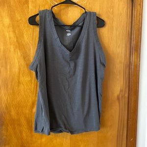 Grey Sleeveless Top